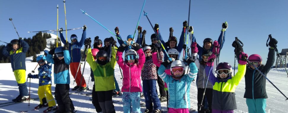 Gruppenfoto Skikurse Skiclub Indersdorf